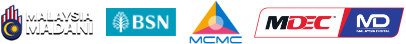 logo with malaysia madani bsn mcmc mdec